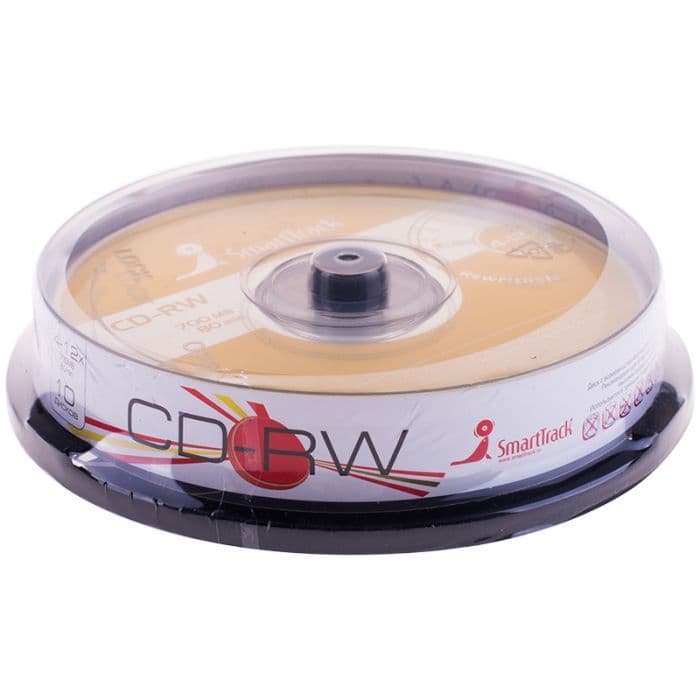  CD-RW  SMART TRACK 80min 4-12x CB-10/600 ST000202 -    , , 4607177552972, 