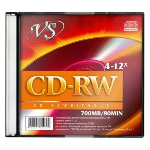 CD-RW VS 700  4-12 slim -    , , 4607147620199, 